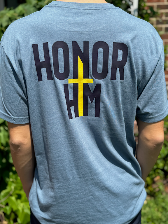 Honor Him Thin Yellow Cross