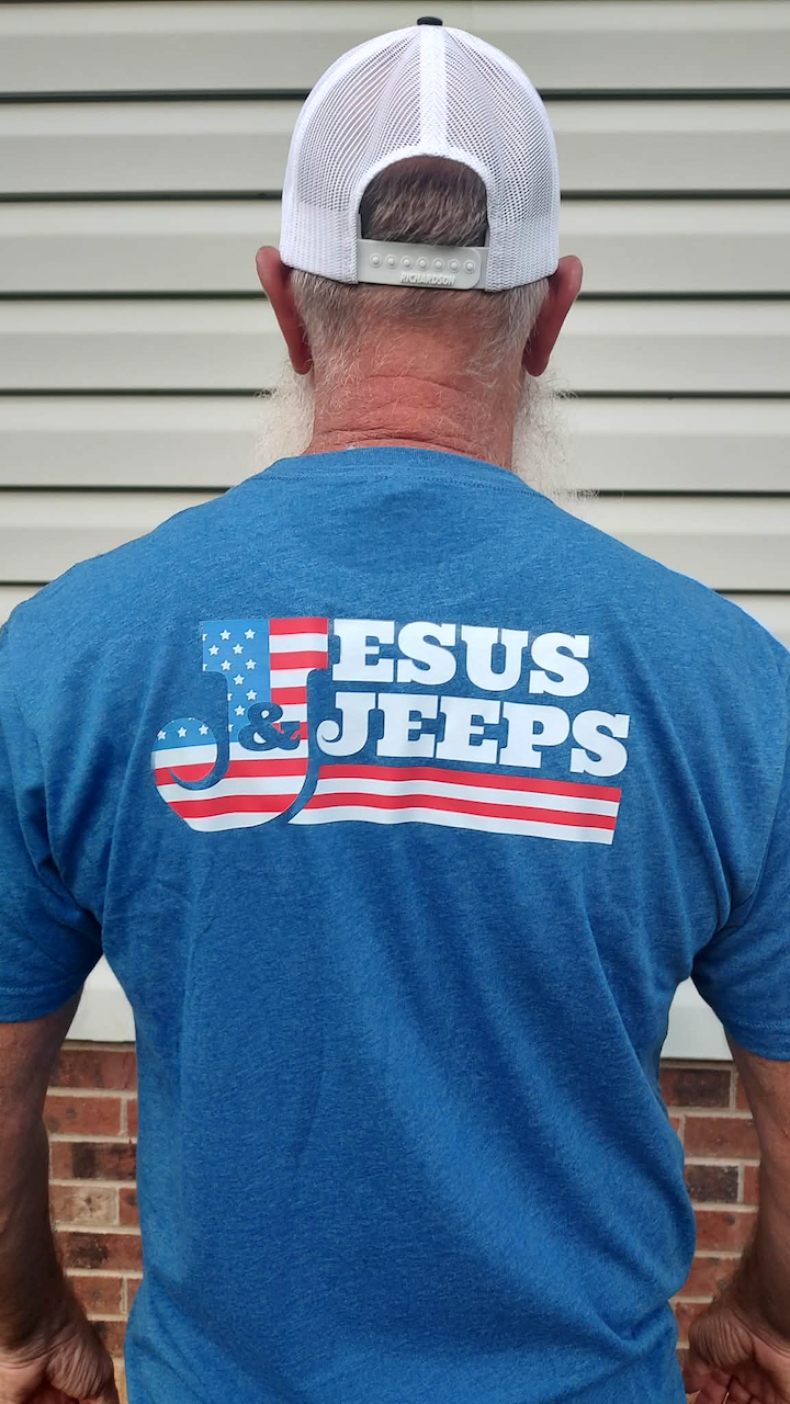 AMC Jeepman Jesus and Jeeps Tee