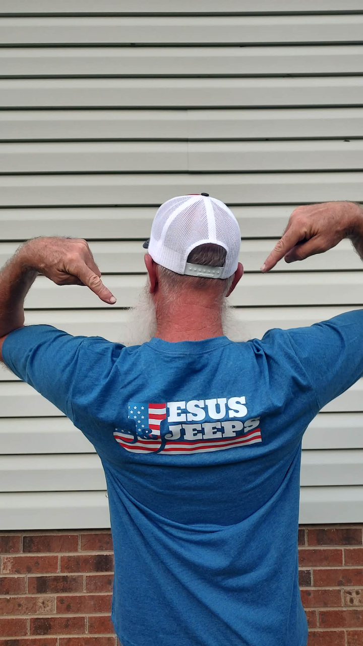 AMC Jeepman Jesus and Jeeps Tee